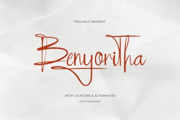 Benyoritha: A Handwritten Font for Business