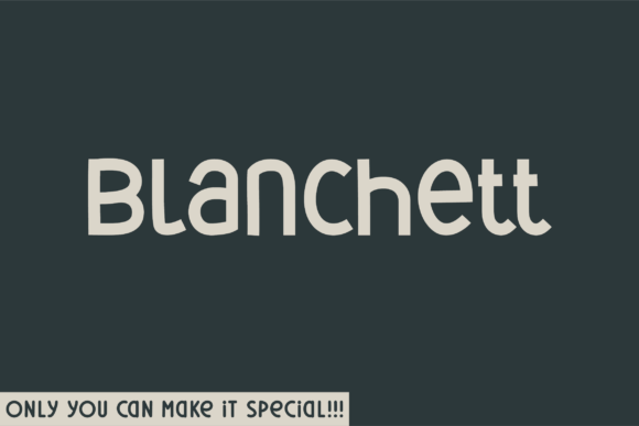 Blanchett: A Handwritten Font for Thoughtful Design