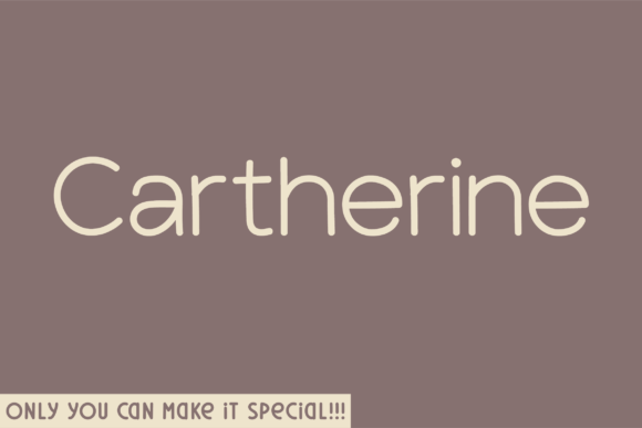 Cartherine Rounded: A Handwritten Font for Real Design
