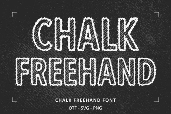 Chalk Freehand Font for Creative Marketing