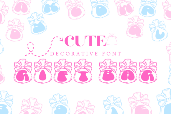 Cute Gift Bag Font