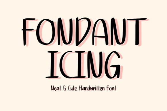 Fondanticing: A Handwritten Font for Web Design