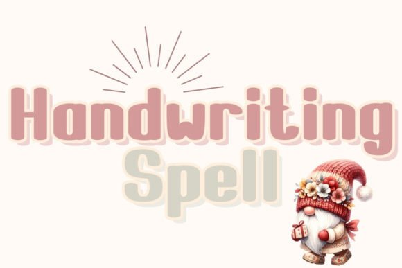 Handwriting Spell Font for Creative Marketing