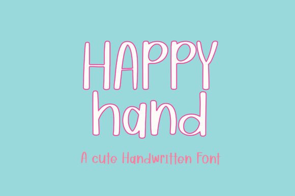 Happy Hand Font: A Fresh Take on Digital Typography