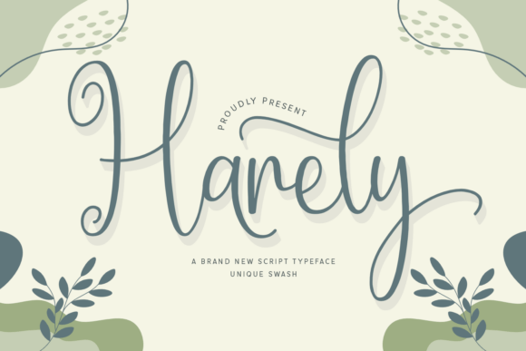 Harely: A Script Font for Creative Campaigns
