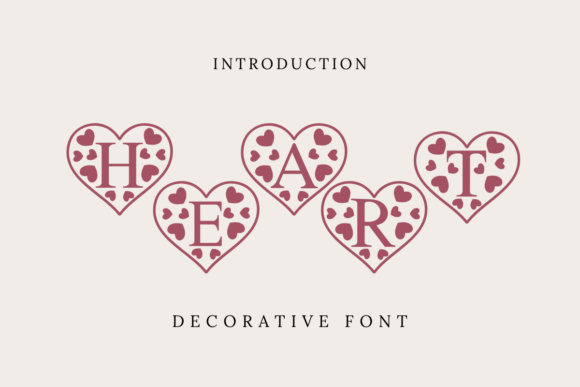 Heart Letters: A Creative Font for Branding