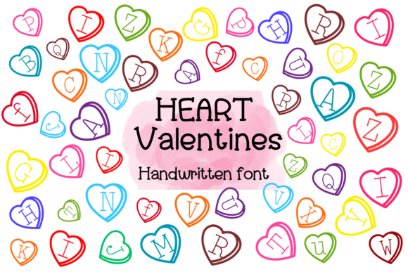 Heart Valentines: A Font That Speaks With Style