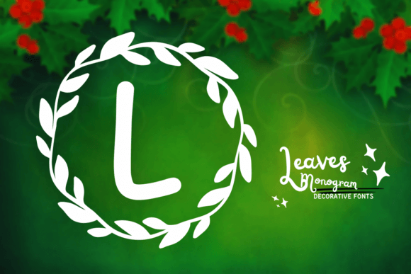 Leaves Monogram Font Review