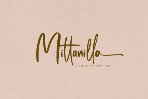 Mittanilla: Elegant Handwriting Font