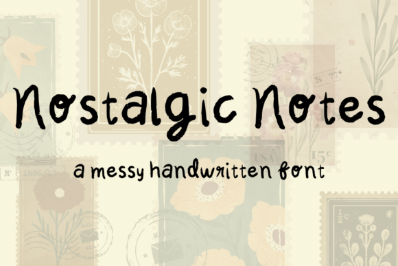 Nostalgic Notes Font
