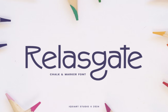 Relasgate: A Playful Font for Web Design