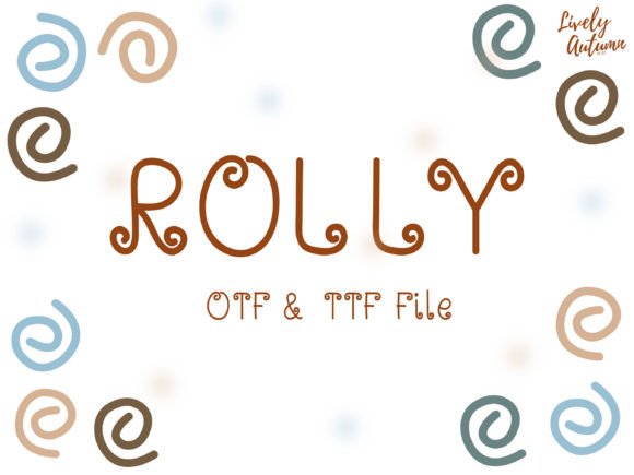 Rolly Font: A Decorative Typeface for Web Design