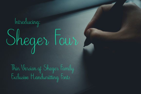 Sheger Four: A Script Font for Editorial Design