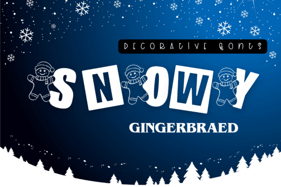 Snowy Gingerbread Font for Branding