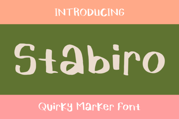 Stabiro: A Bold Script for Real Design Work