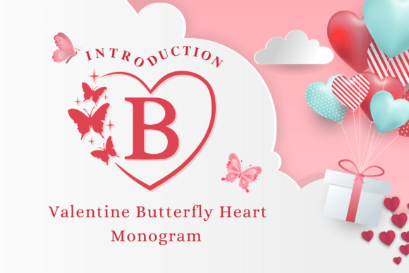 Valentine Butterfly Heart Font