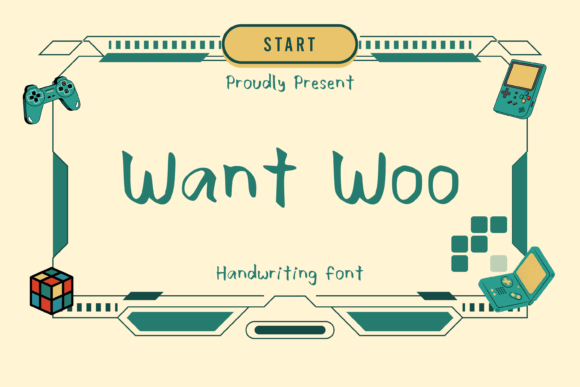 Want Woo: A Handwritten Font for Elegant Design