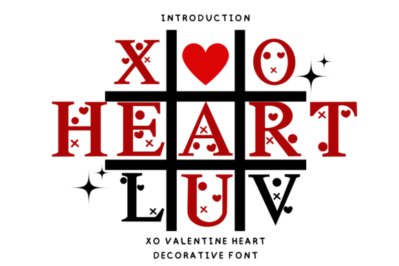 Xo Valentine Heart Font